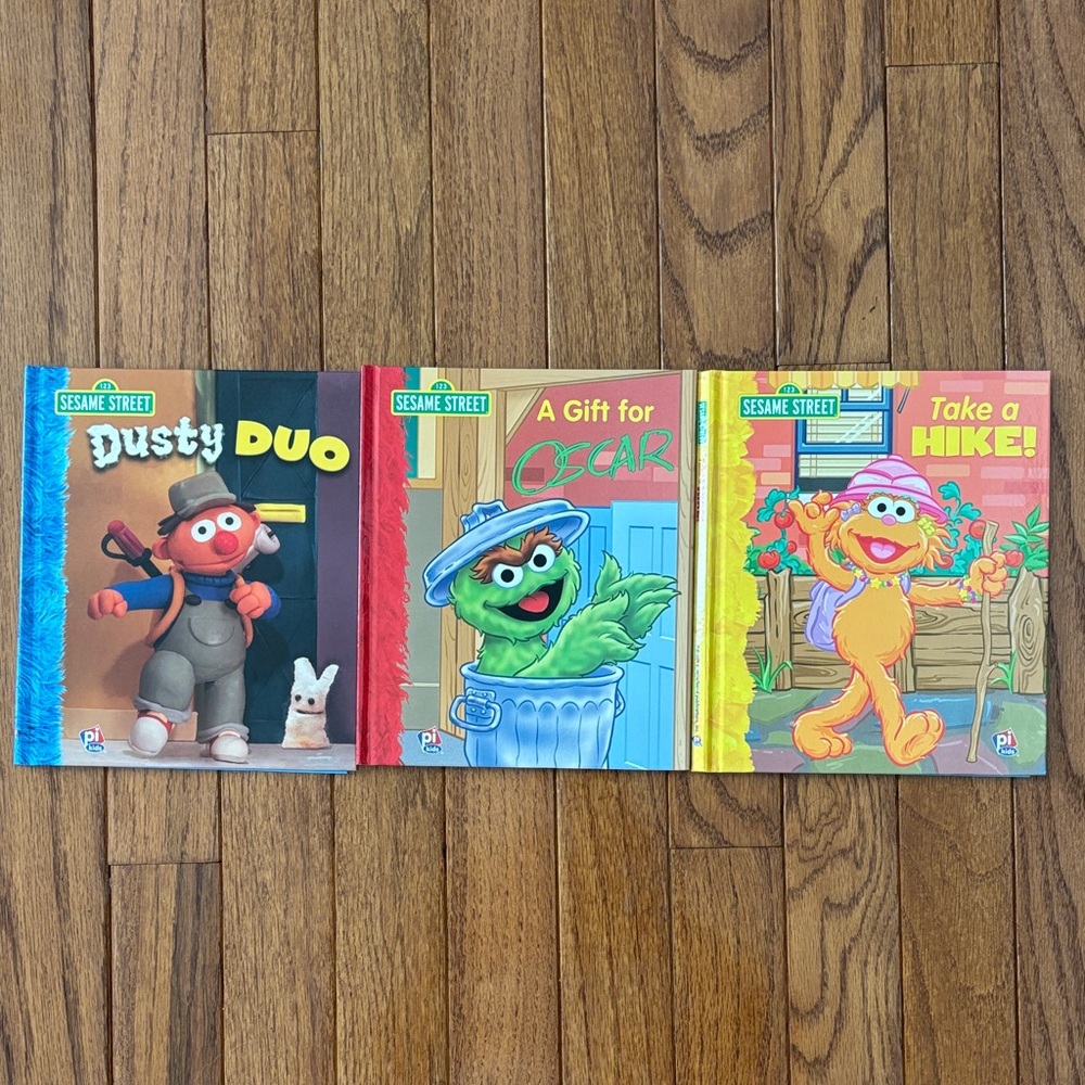 Sesame Street set of 3 books for Story Reader
